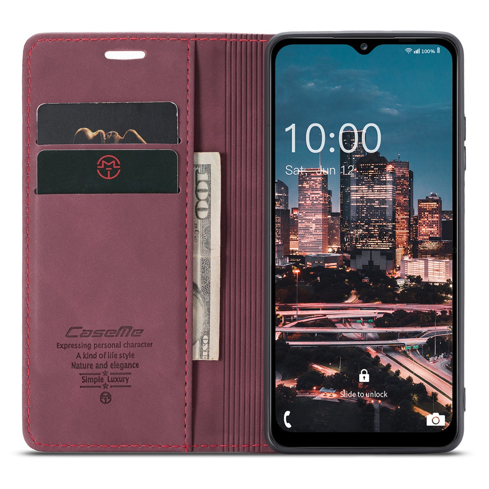CASEME 013 Series Full Protection Phone Cover For Samsung Galaxy A14 5G Stand Wallet PU Leather Phone Case CASEME 013 Series Full Protection Phone Cover For Samsung Galaxy A14 5G Stand Wallet PU Leather Phone Case